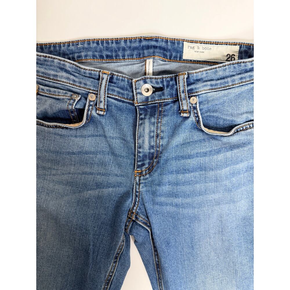 Rag & Bone Women's Low-Rise Slim Boyfriend Jeans Size 26 - Picture 5 of 11
